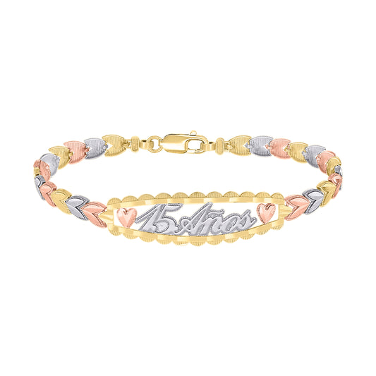 14Kt Gold Bracelet 7.5"