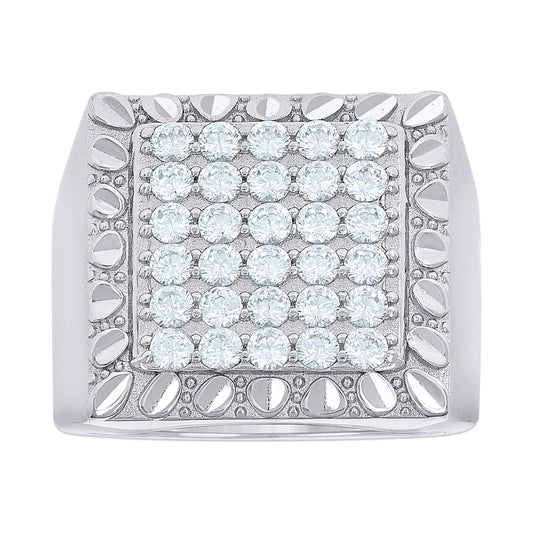 925 Sterling Silver 2.07Ctw Moissanite Ring S10