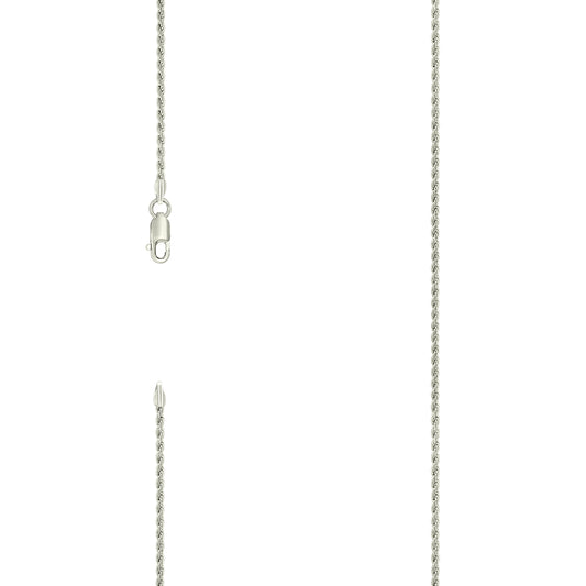 925 Silver Solid Rope Chain 1.5mm