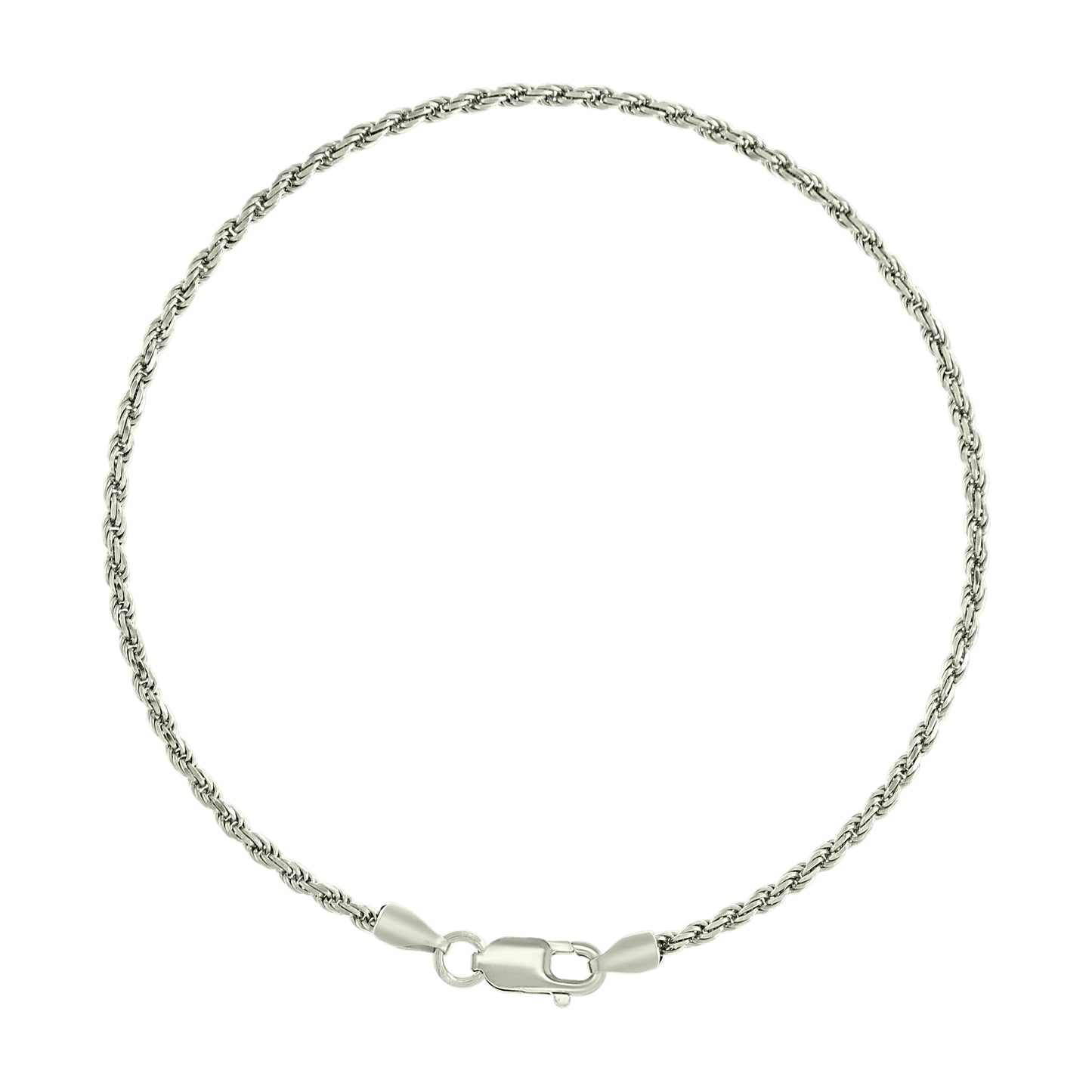 925 Silver Solid Rope Chain 2mm