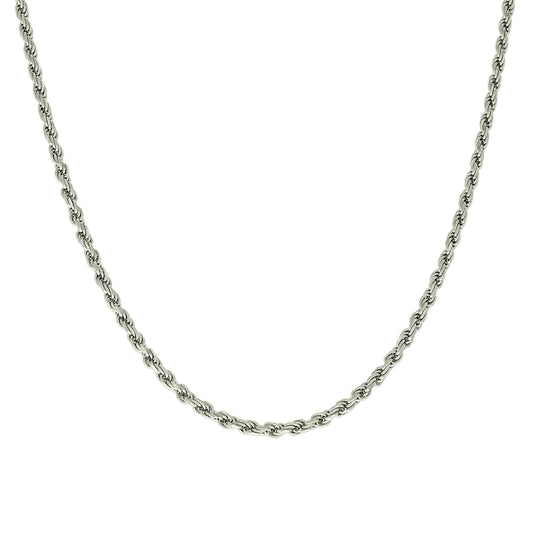 925 Silver Solid Rope Chain 3mm