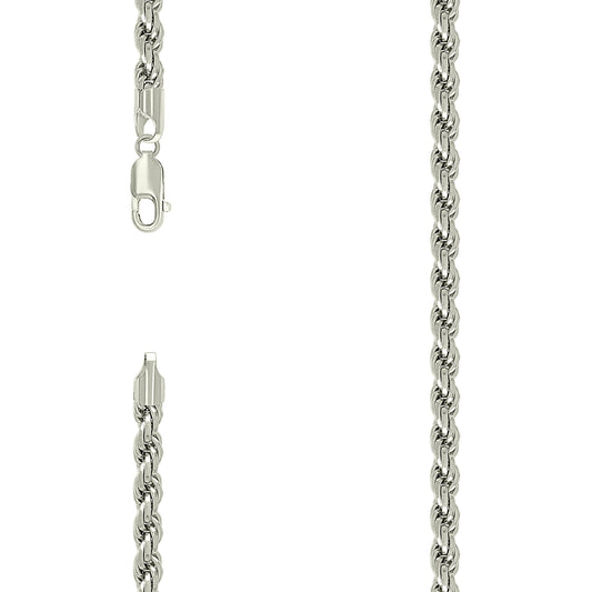 925 Silver Solid Rope Chain 5mm