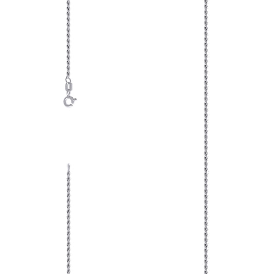 925 Silver Solid Rope Chain 0.5mm
