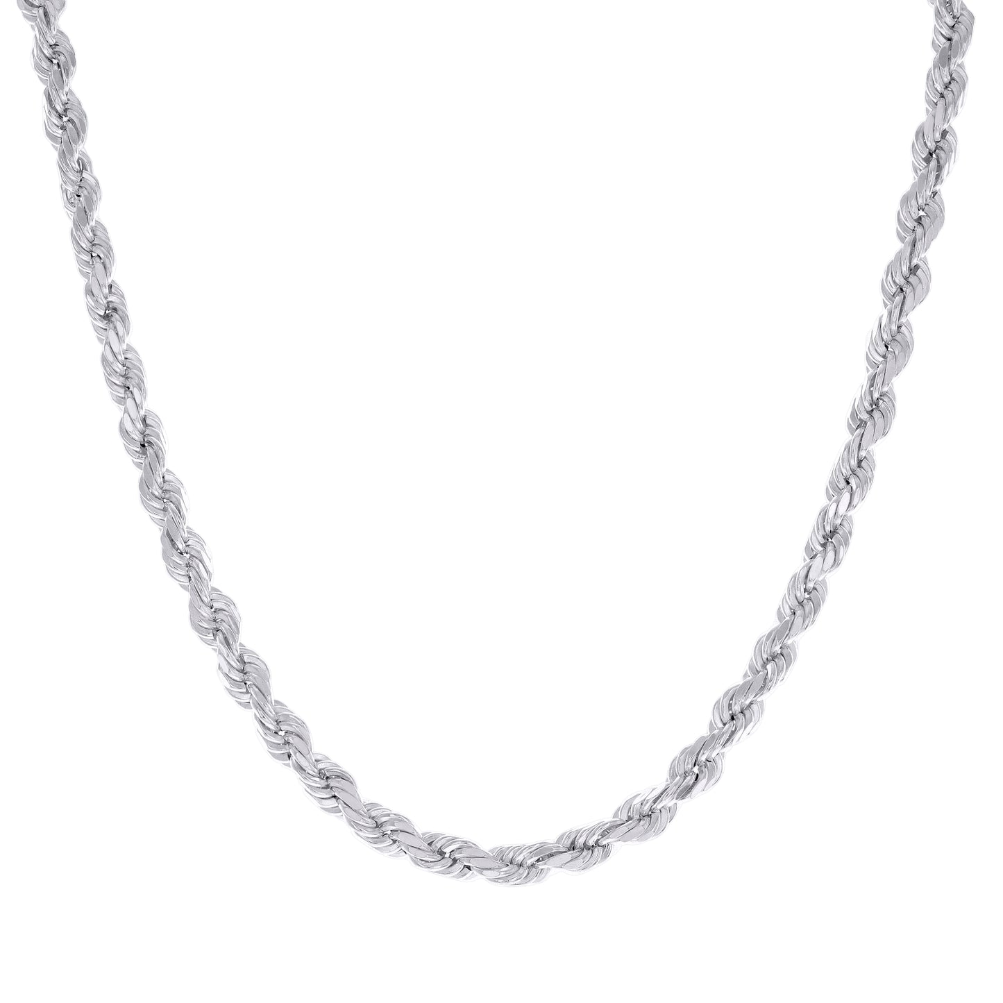 925 Silver Hollow Rope Chain 4.8mm