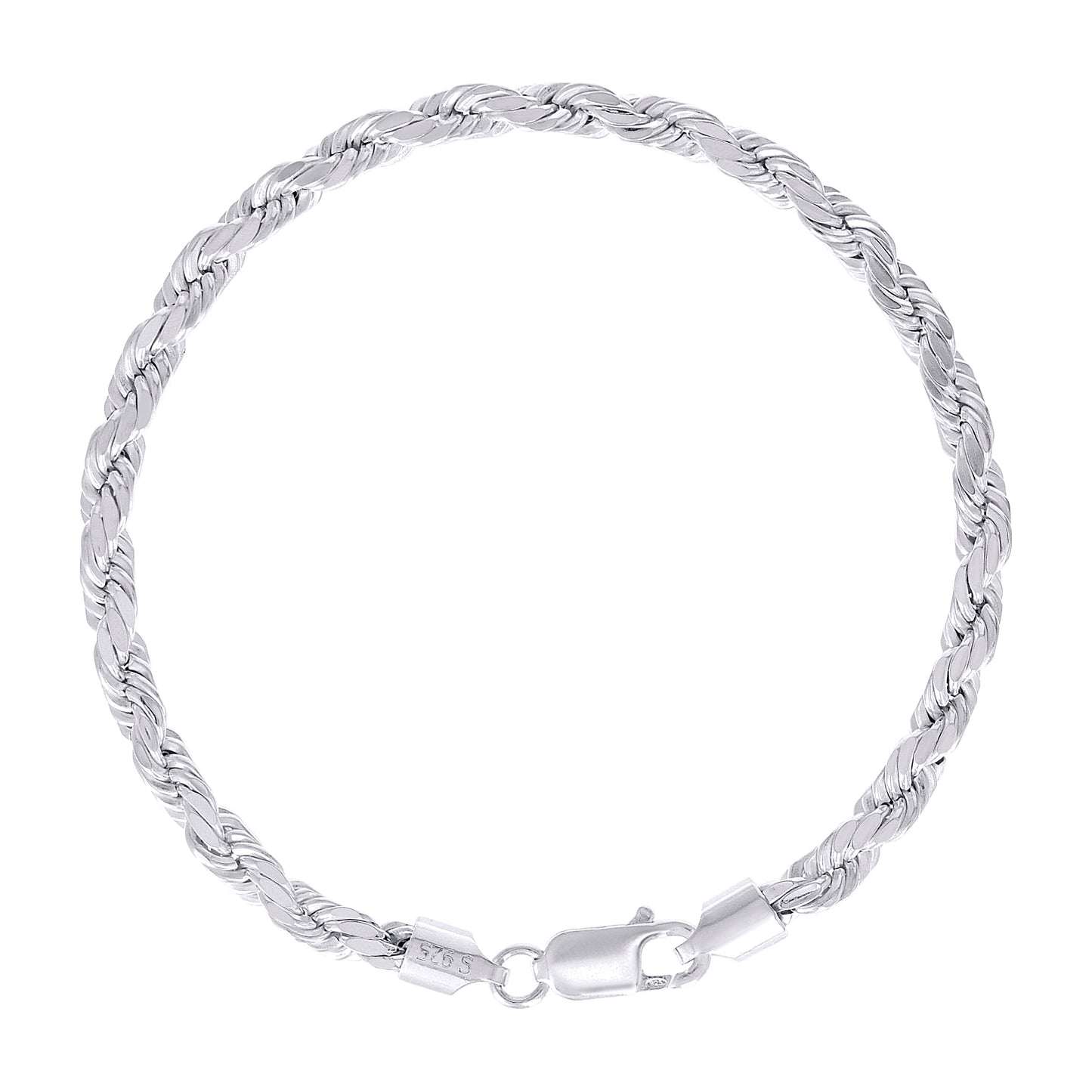 925 Silver Hollow Rope Chain 4.8mm
