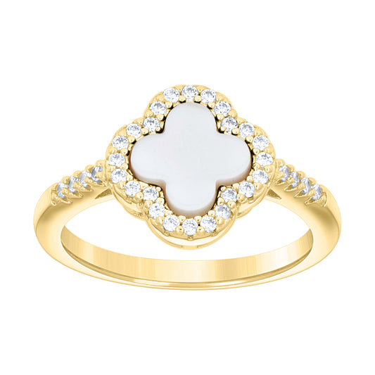 925 Sterling Silver Cz 10mm Ring S5
