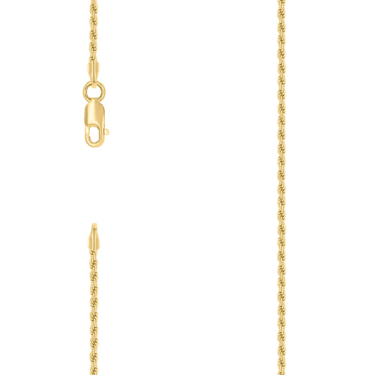 925 Silver Solid Rope Chain 1.5mm