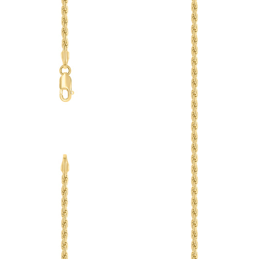 925 Silver Solid Rope Chain 2.5mm