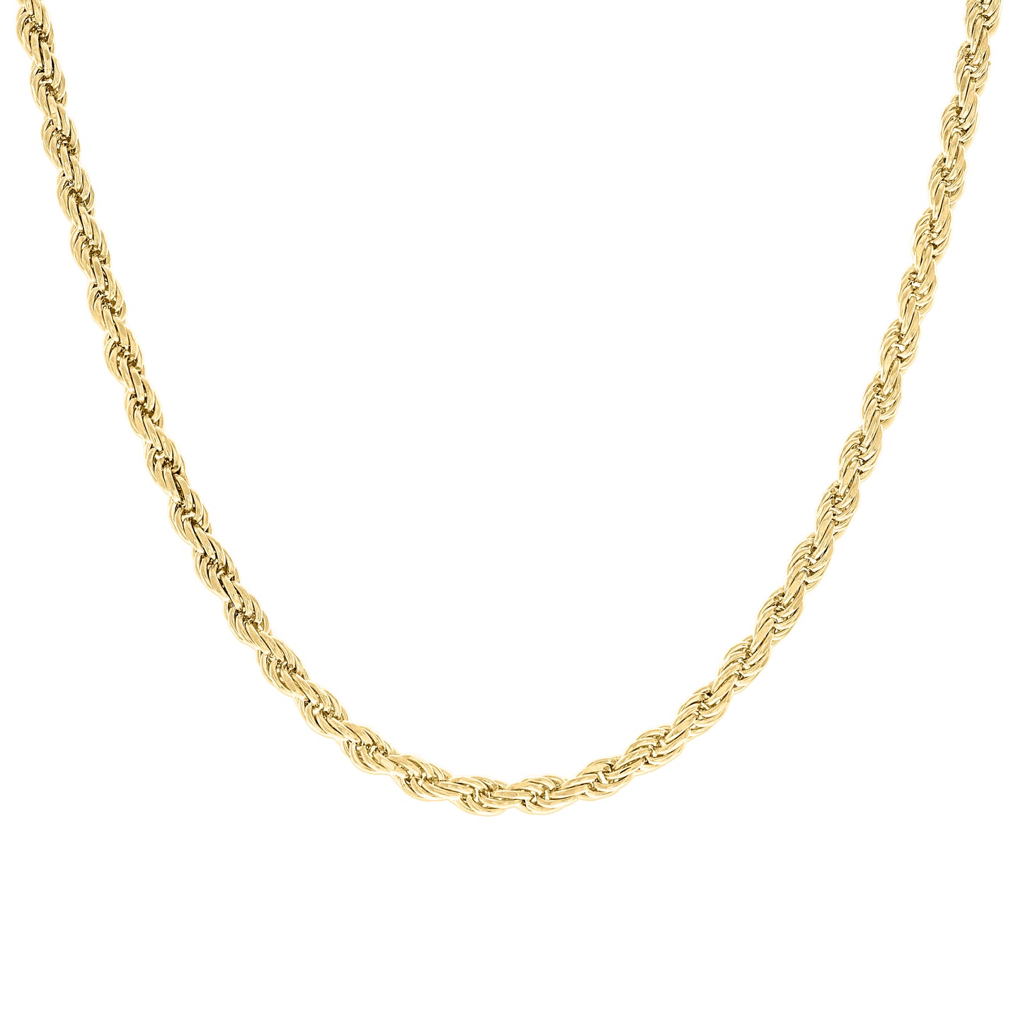 925 Silver Solid Rope Chain 4.5mm