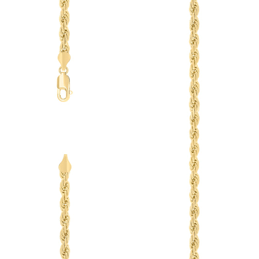 925 Silver Solid Rope Chain 4.5mm
