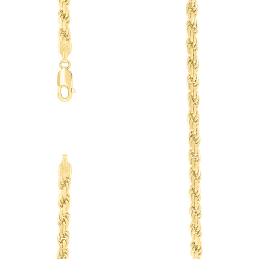 925 Silver Solid Rope Chain 5mm