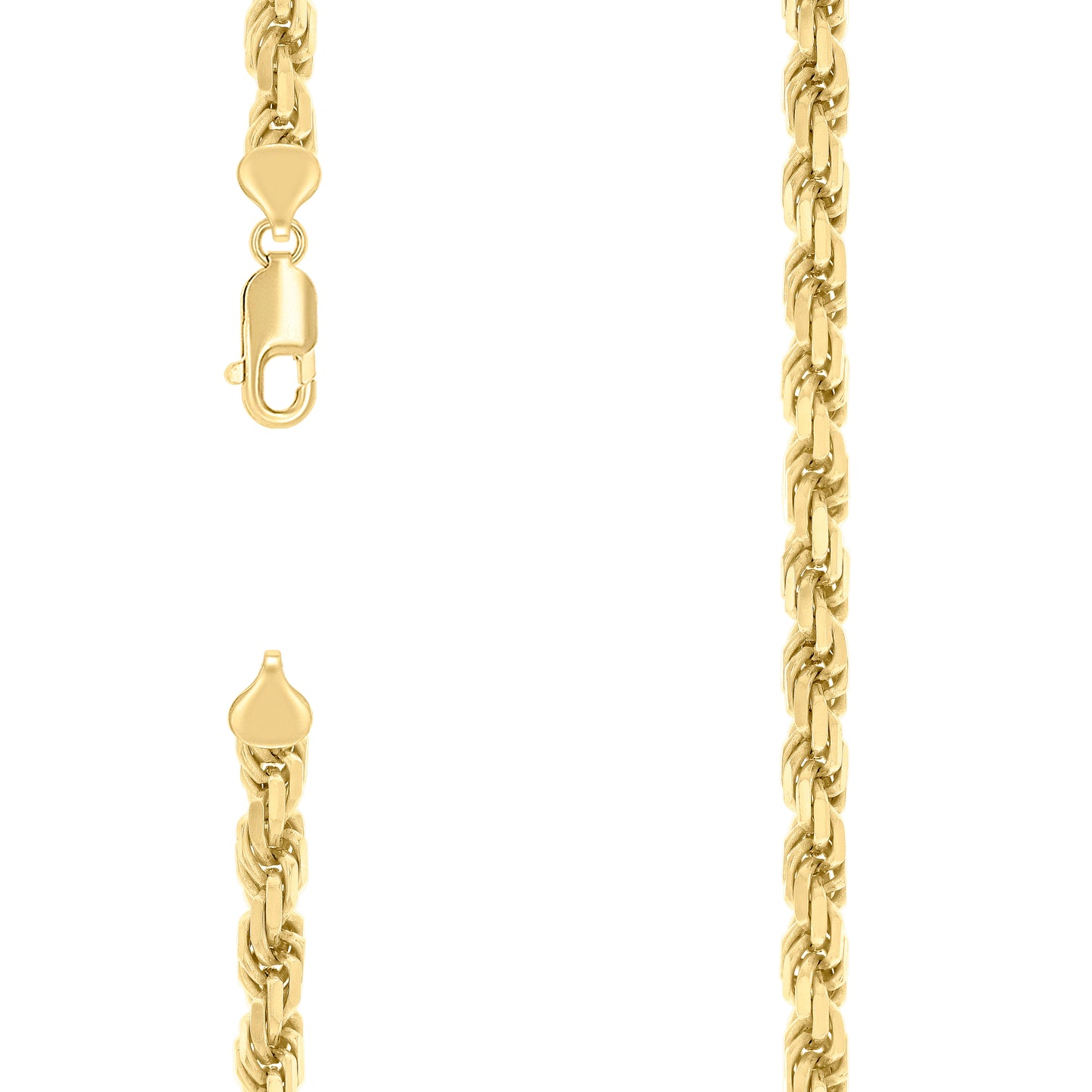 925 Silver Solid Rope Chain 7mm