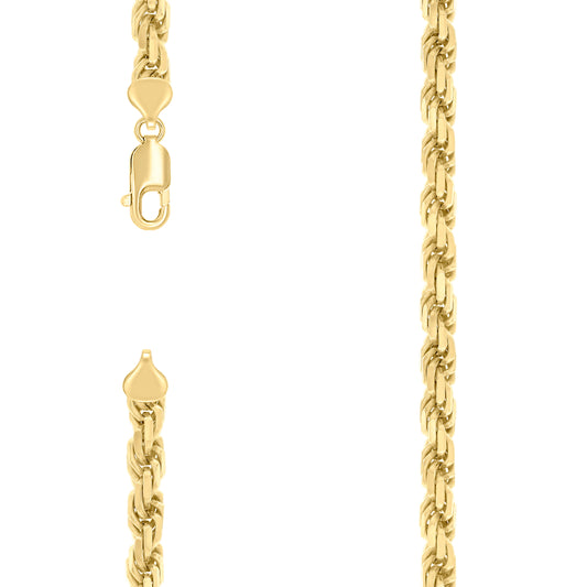 925 Silver Solid Rope Chain 7mm