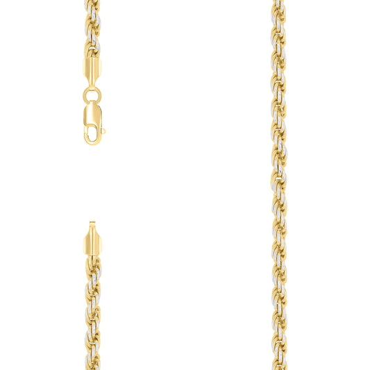 925 Silver Solid Rope Chain 4mm