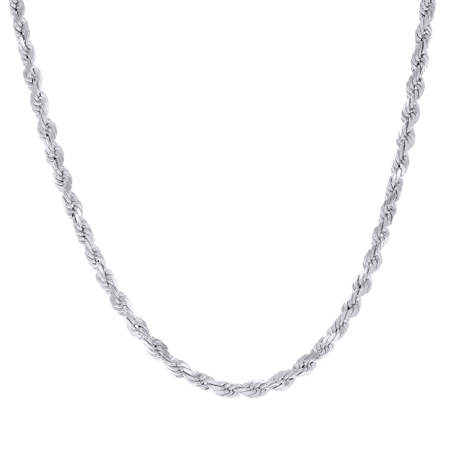 925 Silver Hollow Rope Chain 3mm