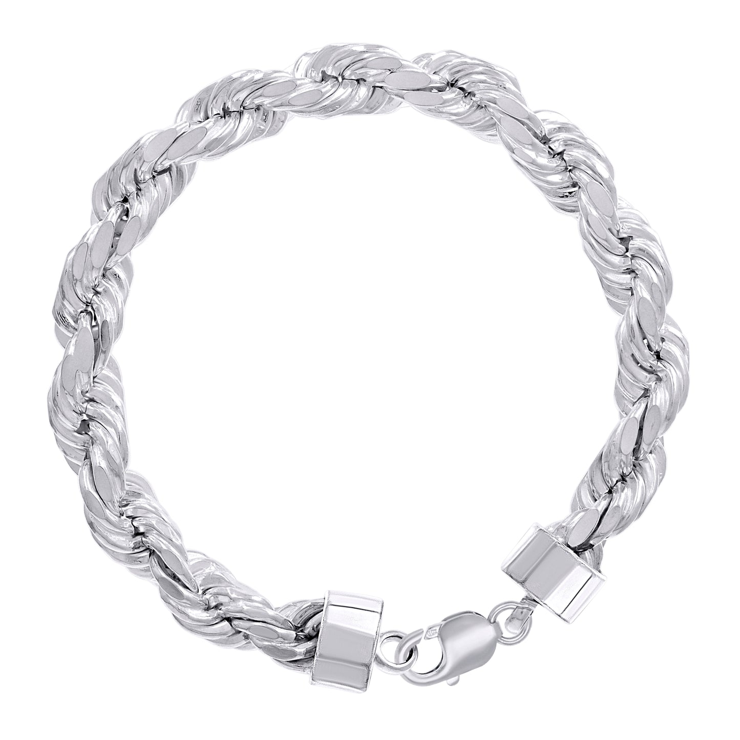 925 Silver Hollow Rope Chain 10mm