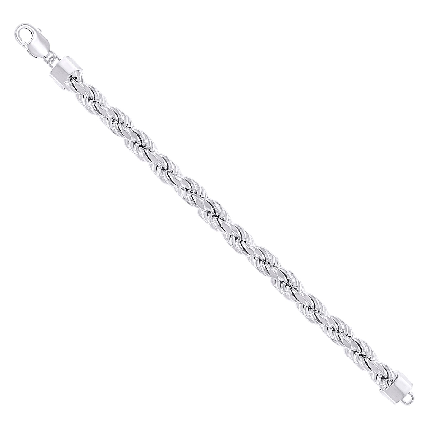 925 Silver Hollow Rope Chain 10mm