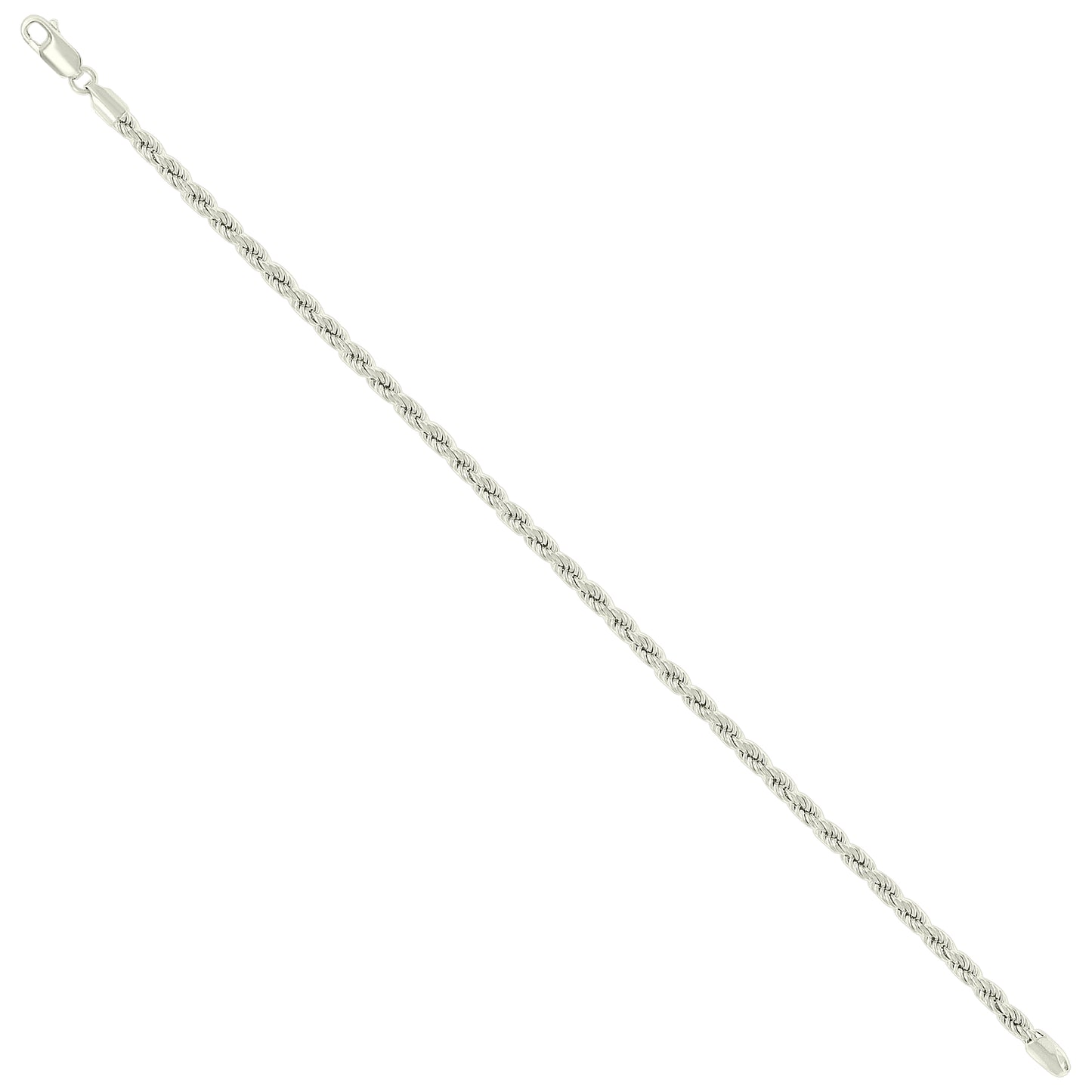 925 Silver Hollow Rope Chain 3mm
