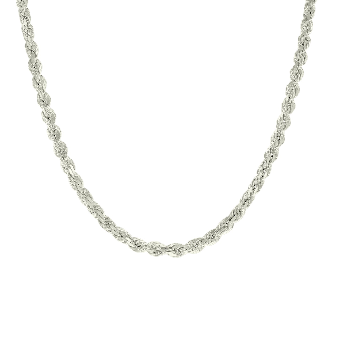 925 Silver Hollow Rope Chain 3.5mm