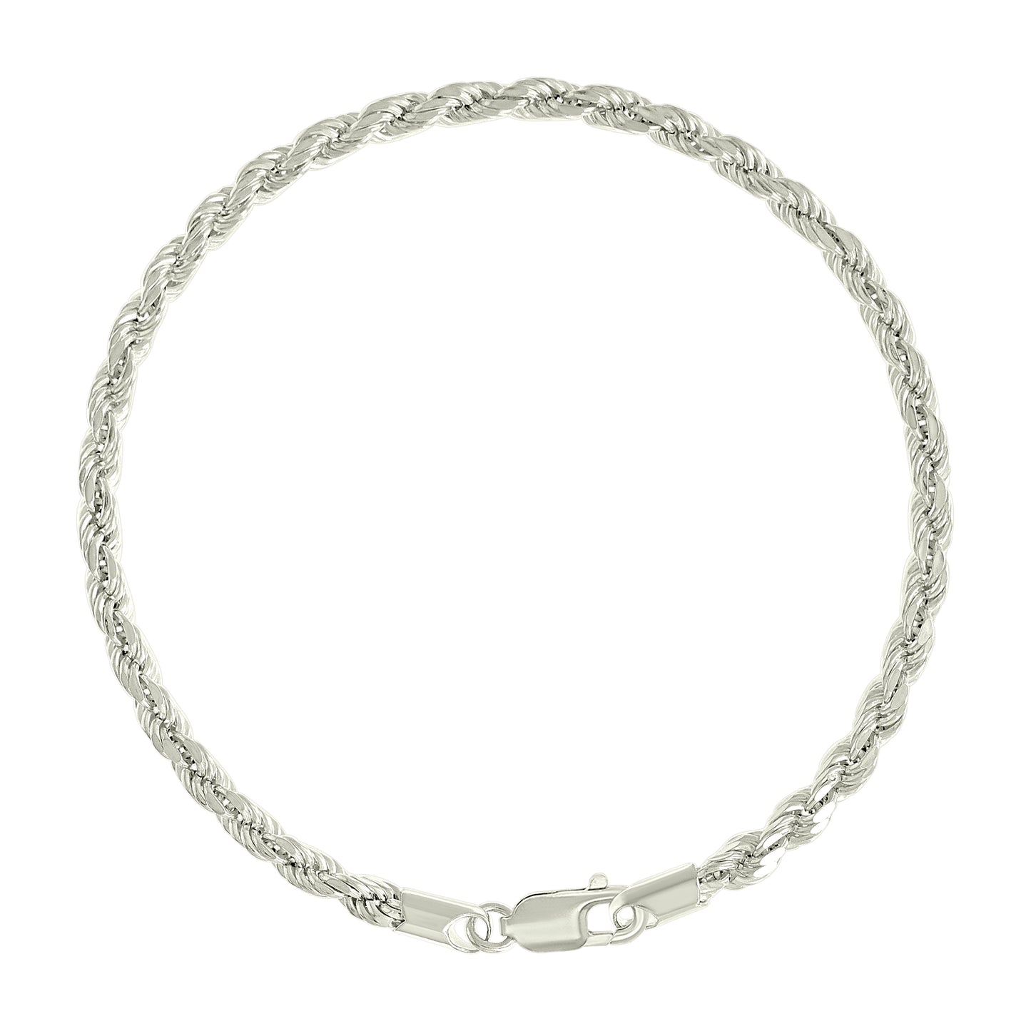 925 Silver Hollow Rope Chain 3.5mm