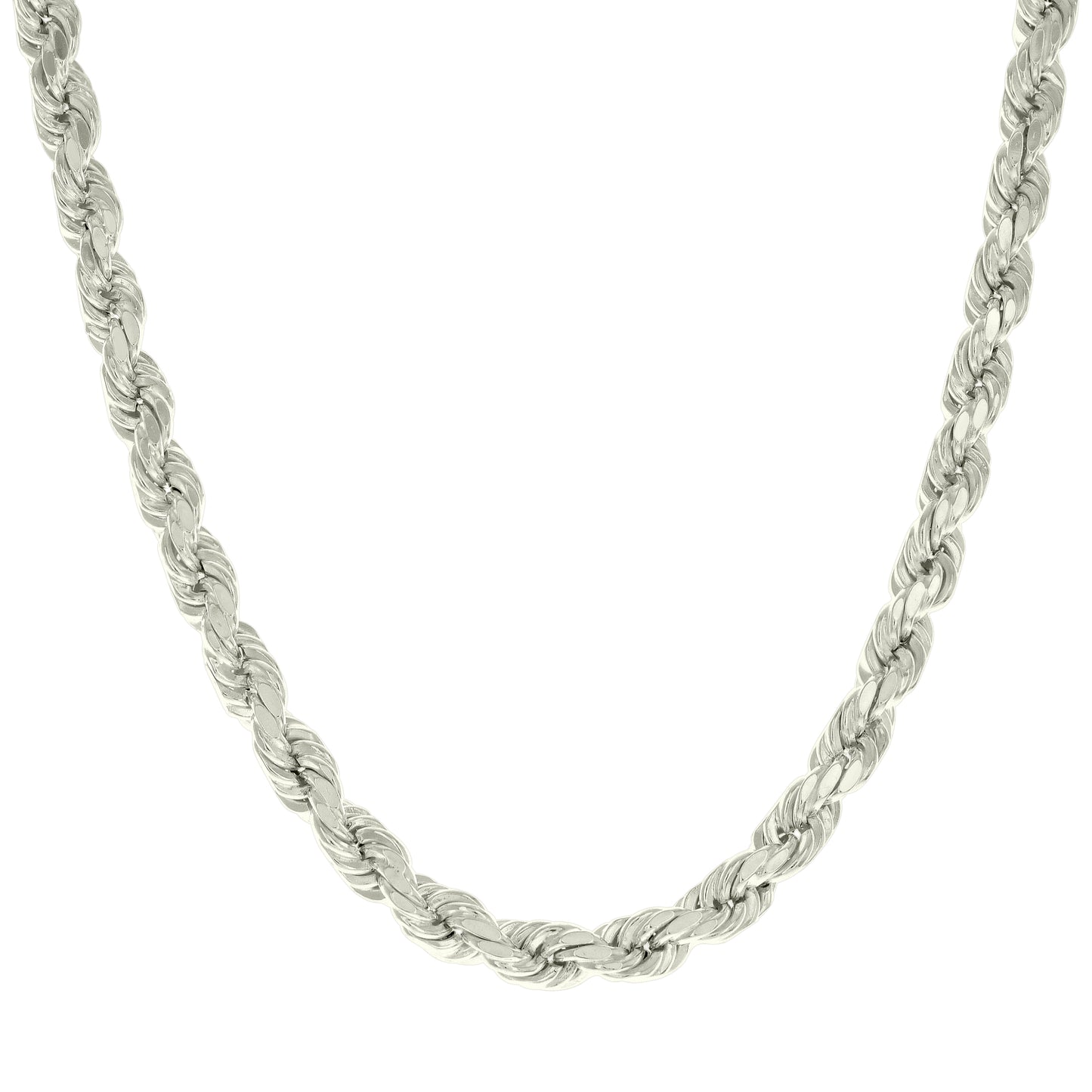 925 Silver Hollow Rope Chain 5.3mm
