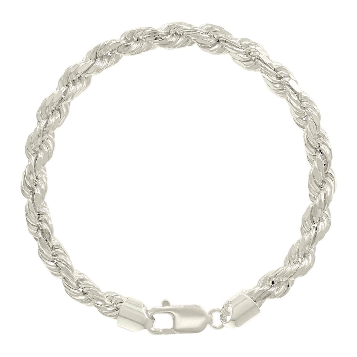 925 Silver Hollow Rope Chain 5.3mm