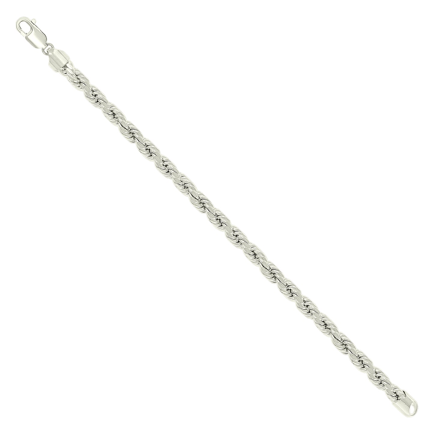 925 Silver Hollow Rope Chain 5.3mm