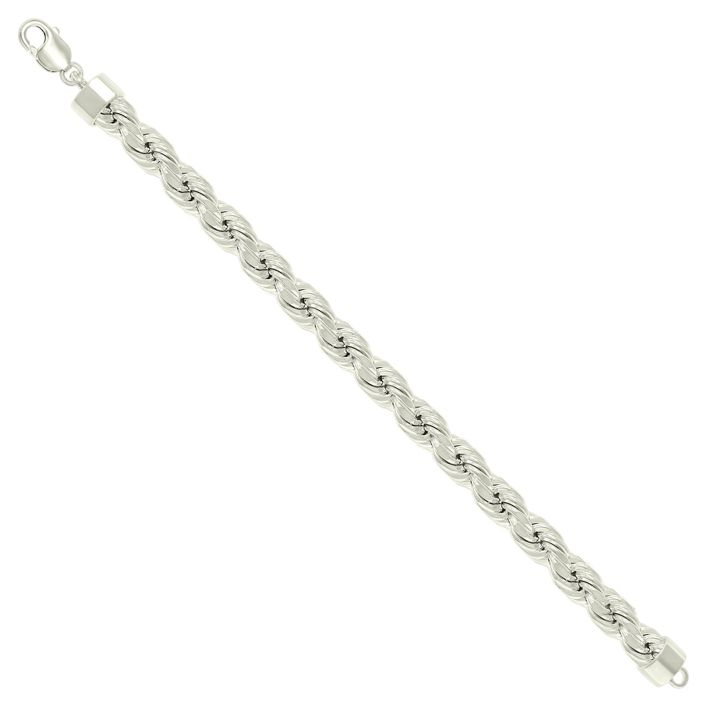 925 Silver Hollow Rope Chain 7.5mm