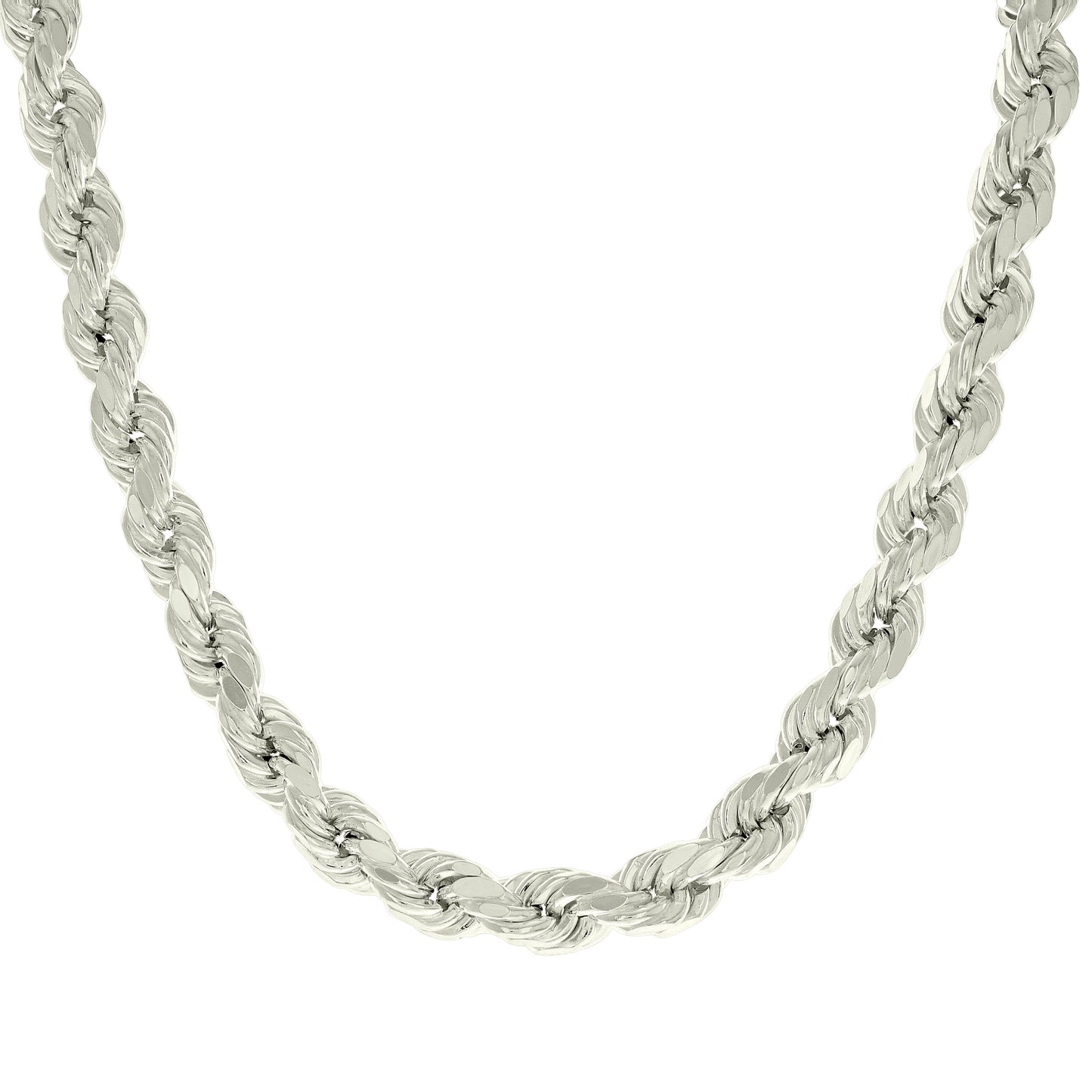 925 Silver Hollow Rope Chain 8.2mm