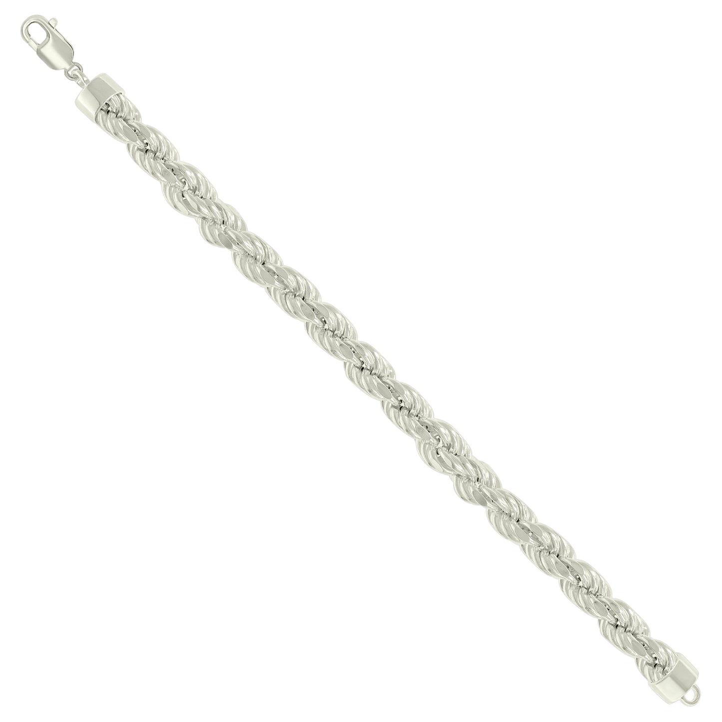 925 Silver Hollow Rope Chain 8.2mm