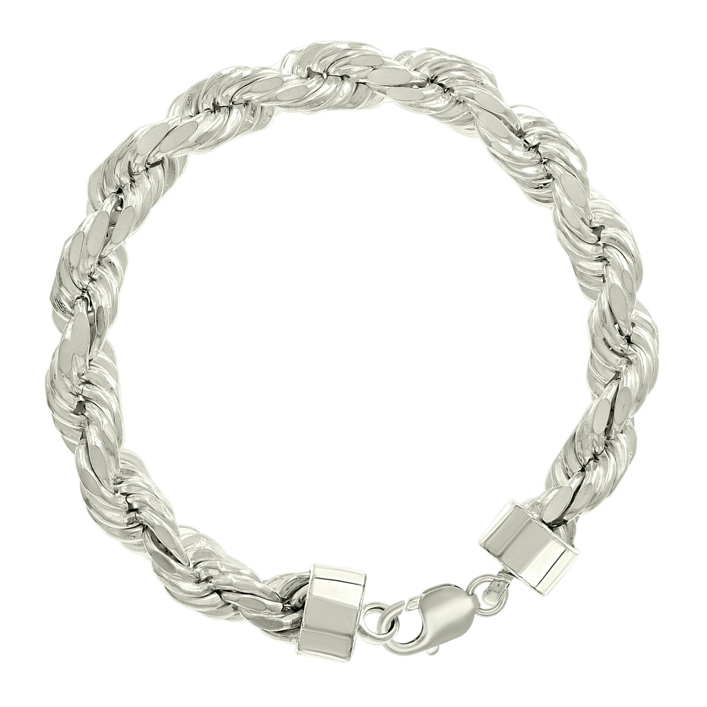 925 Silver Hollow Rope Chain 10mm