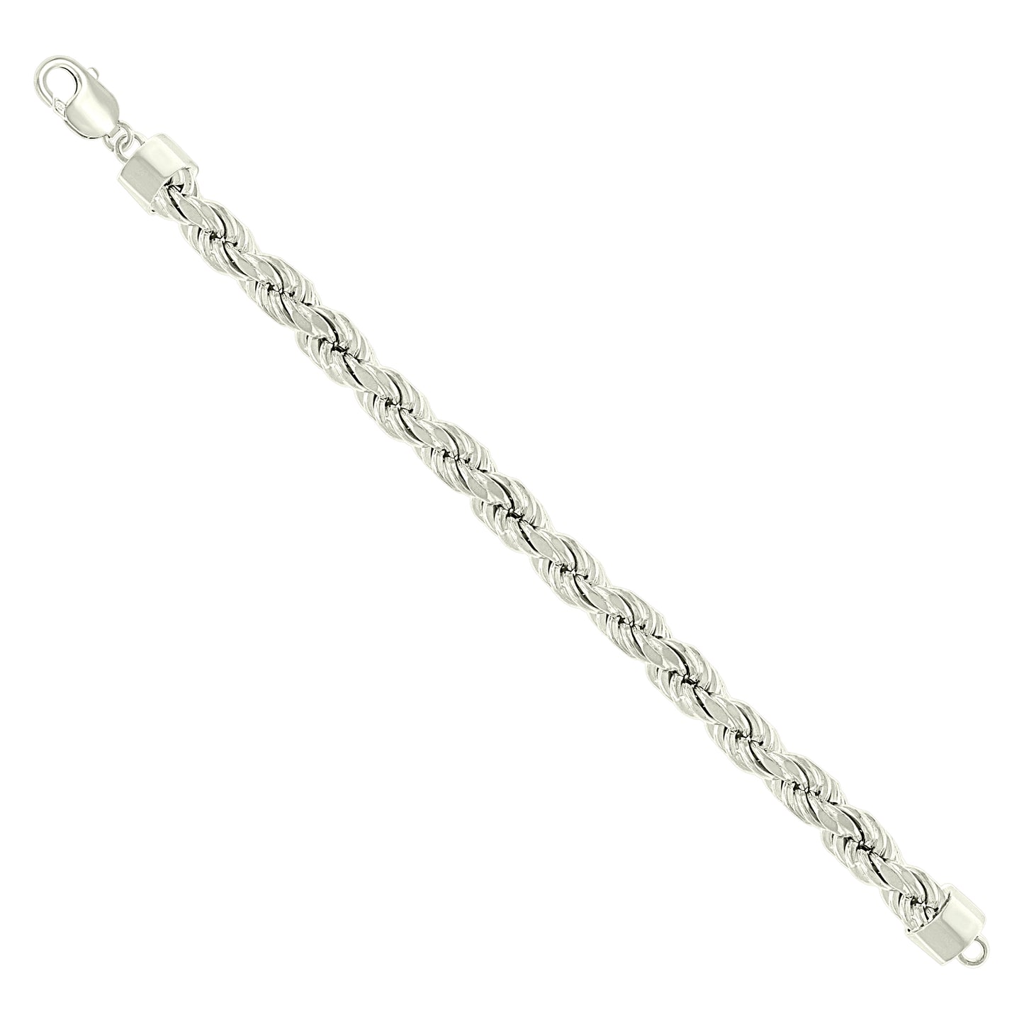 925 Silver Hollow Rope Chain 10mm