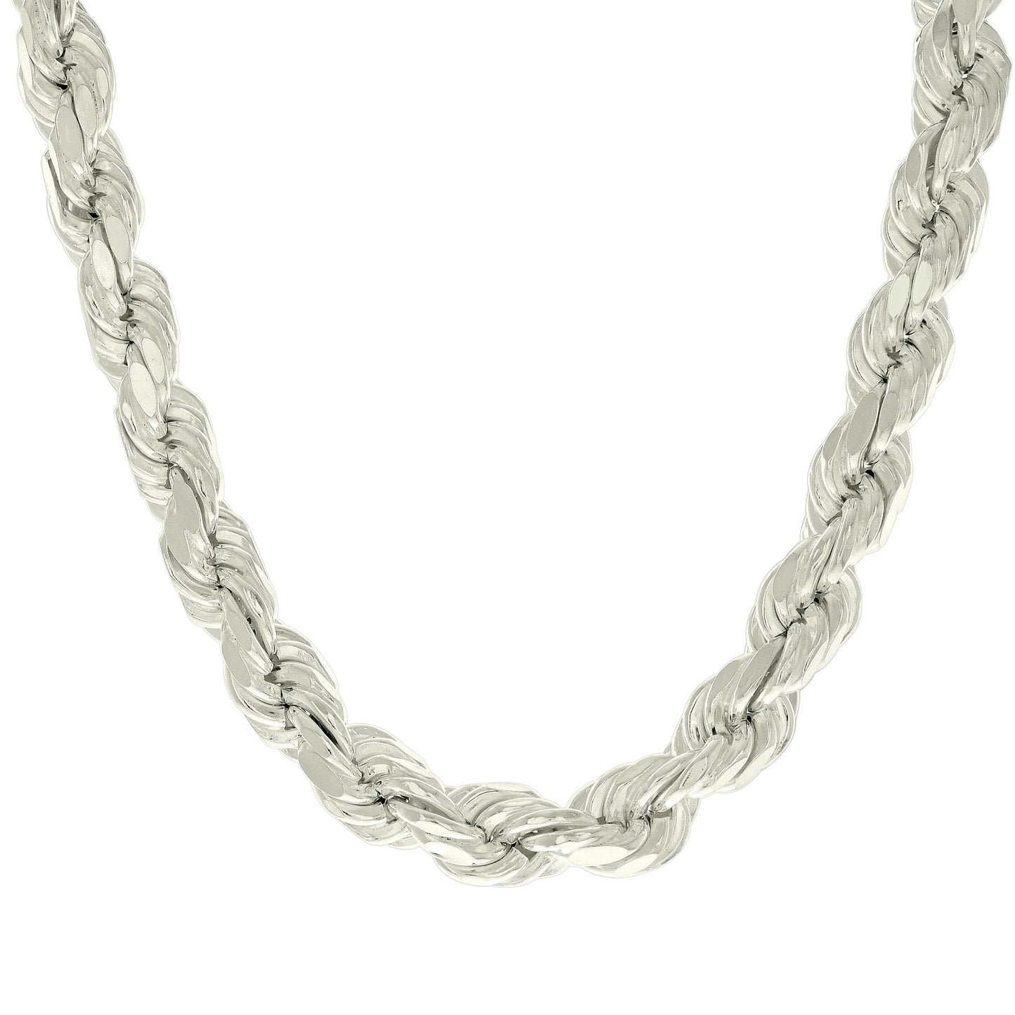 925 Silver Hollow Rope Chain 11mm