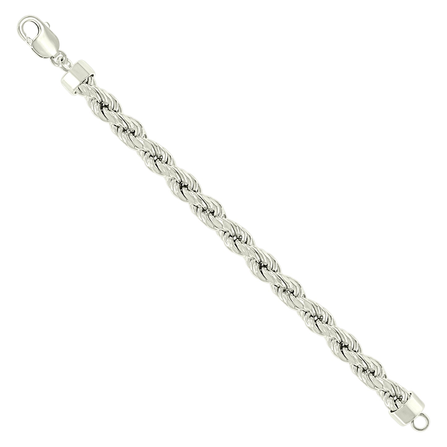 925 Silver Hollow Rope Chain 11mm