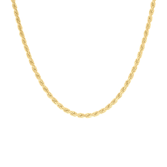925 Silver Hollow Rope Chain 4mm