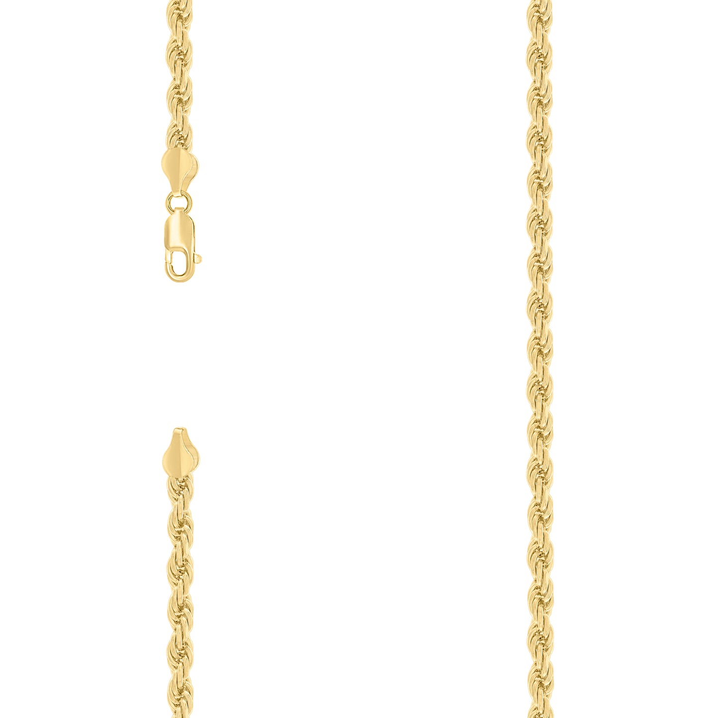 925 Silver Hollow Rope Chain 4.8mm