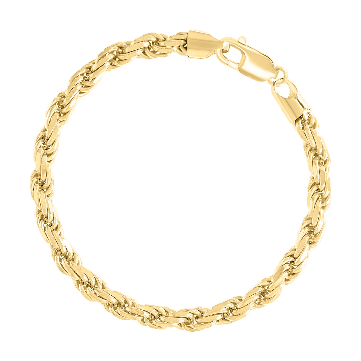 925 Silver Hollow Rope Chain 5.3mm