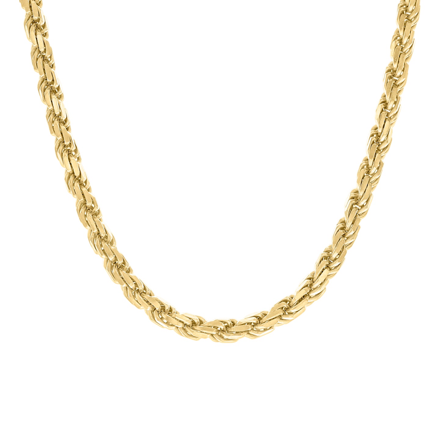 925 Silver Hollow Rope Chain 7.5mm