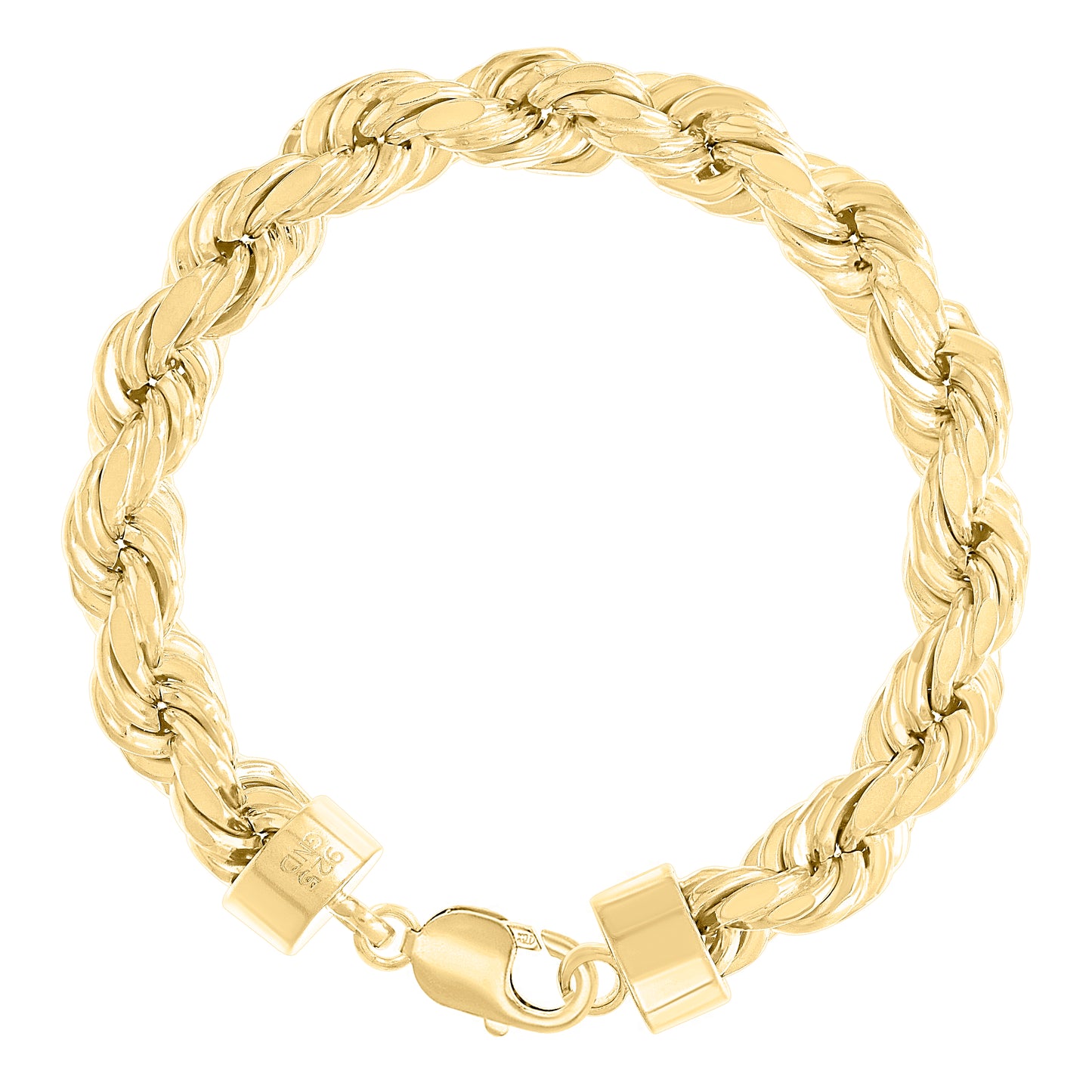 925 Silver Hollow Rope Chain 11mm