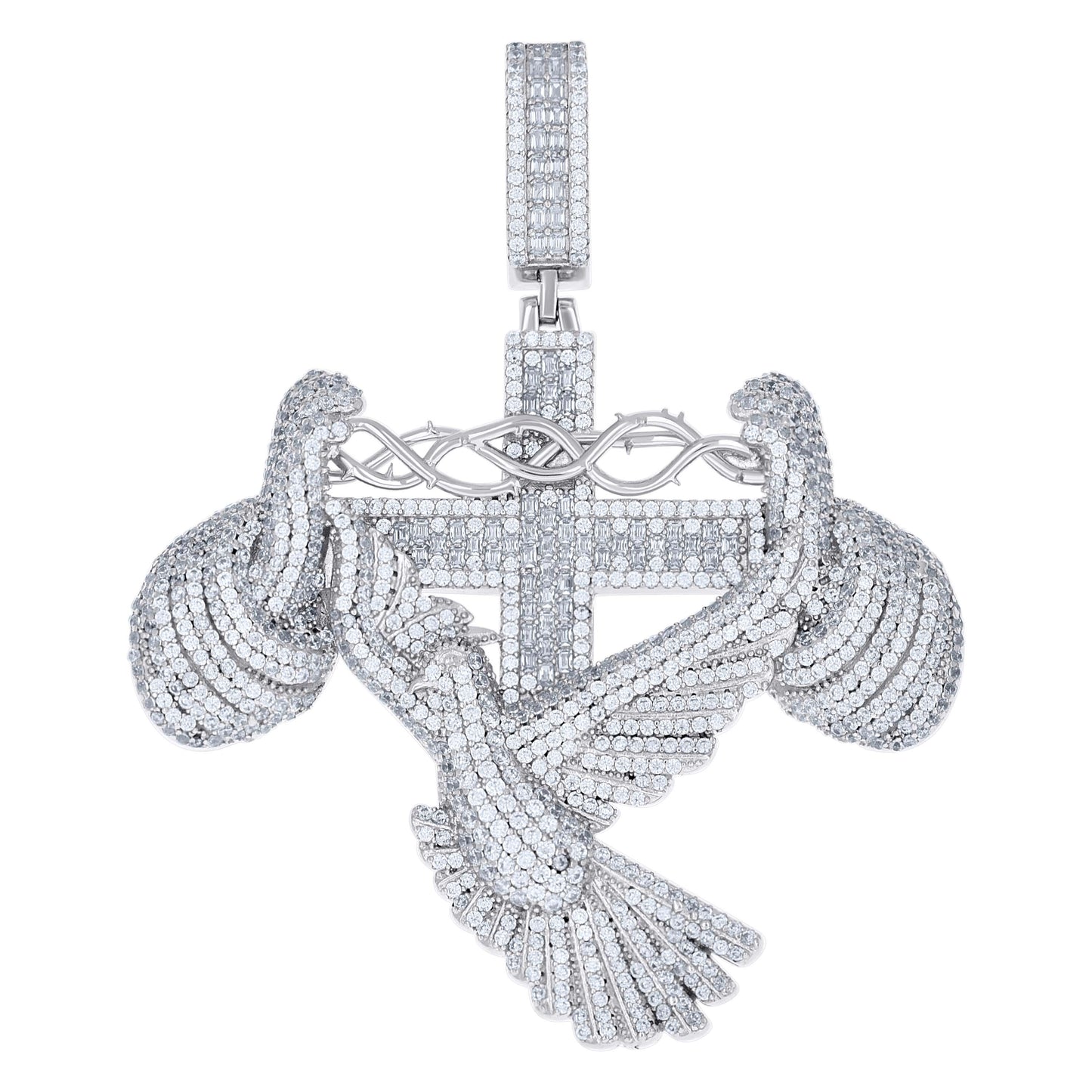 925 Sterling Silver Cz Pendant