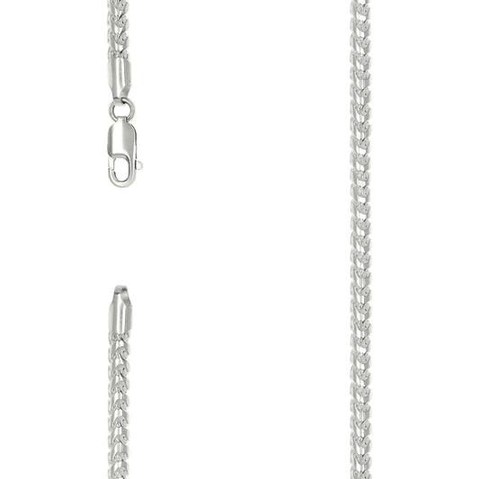 925 Silver Solid Franco Chain 3mm