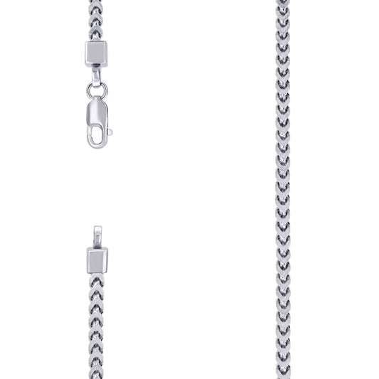 925 Silver Hollow Franco Chain 2.7mm