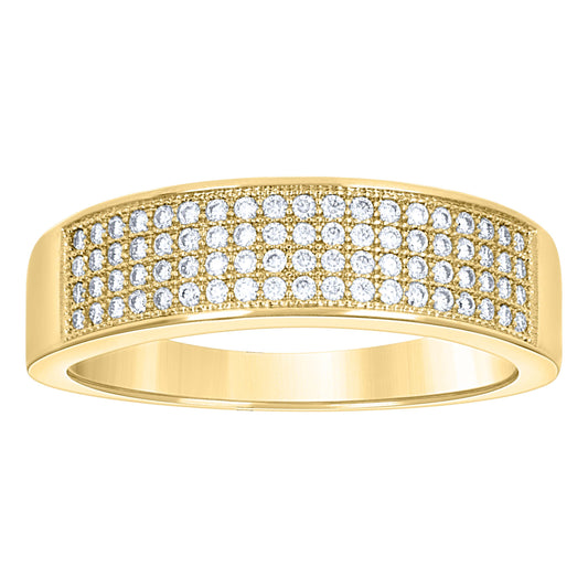 14Kt Gold Moissanite Ring S9