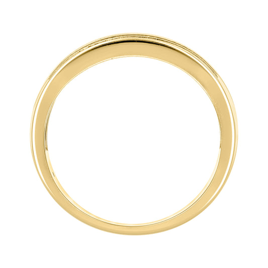 14Kt Gold Moissanite Ring S9