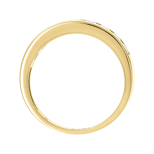 14Kt Gold Moissanite Ring S7
