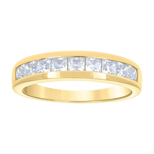 14Kt Gold Moissanite Ring S7