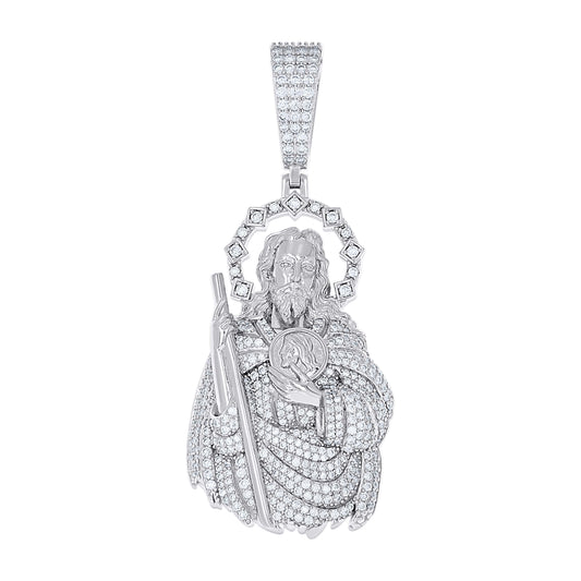 925 Sterling Silver Moissanite Pendant