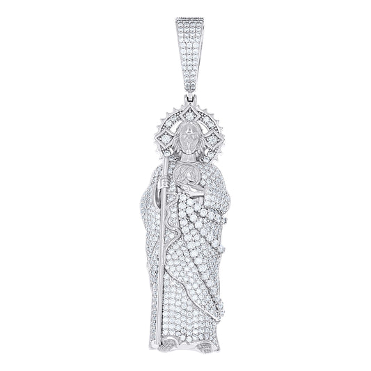 925 Sterling Silver Moissanite Pendant