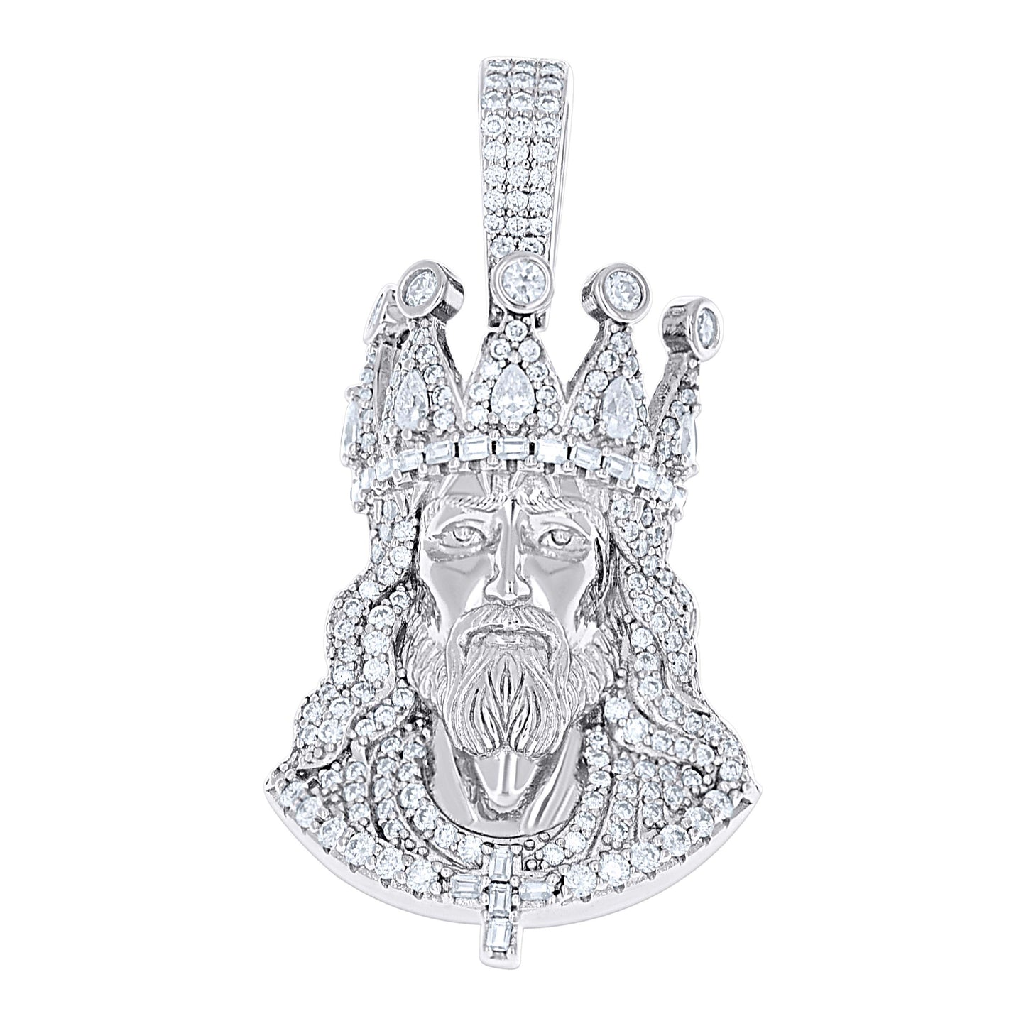 925 Sterling Silver Moissanite Pendant