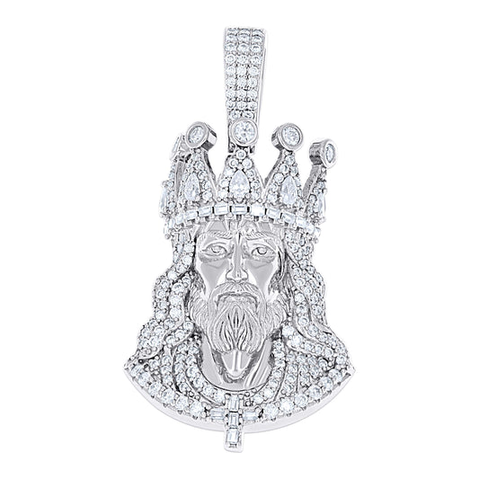 925 Sterling Silver Moissanite Pendant